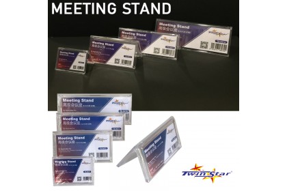 Twin Star Acrylic Meeting Card Stand Twin Star Acrylic Meeting Card Stand